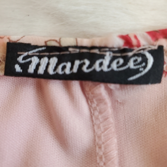 Mandees Pink Floral Skirt - Picture 8 of 9